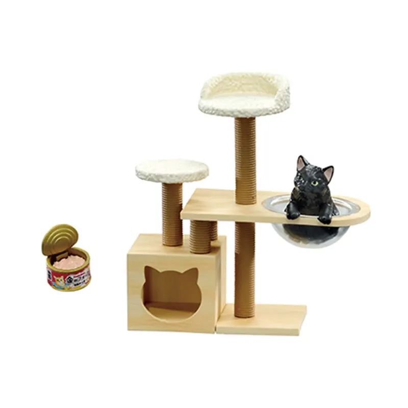 Rement Cat Daily Life Miniatures Dollhouse Decoration Playset Mystery Blind Box Gifts Toy Model Anime Figure Collect Ornaments