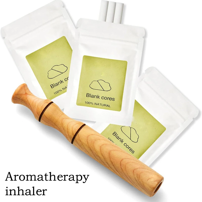 New Aromatherapy Inhaler For Essential Oil, Quit  Inhaler Stick, Wooden Personal Diffuser For Essential OilsHealth Care 93 Store