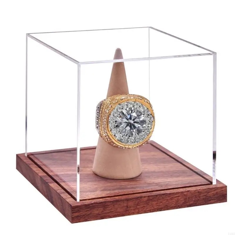 منظمي حلقات الحلقات الأكريلية الخشبية لحلقات البطولة واضحة مع تخزين حلقات رياضية وقائية تخزين F3MD