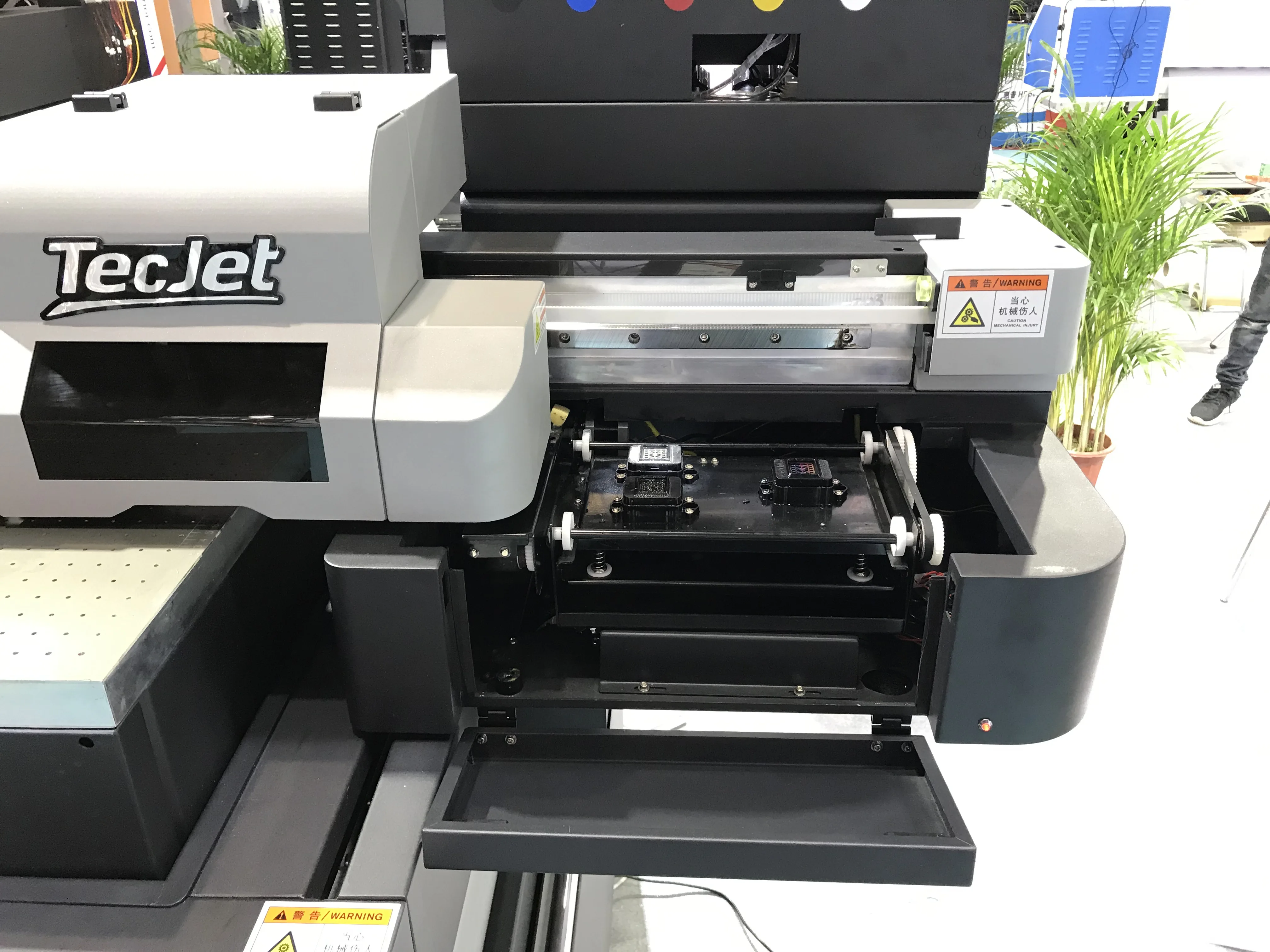 TECJET 6090G uv flatbed printing machine plastic printer price