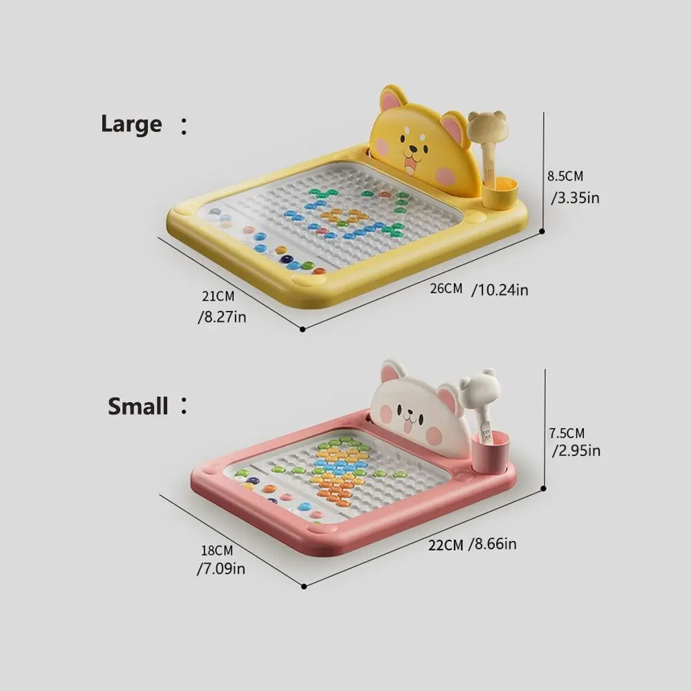 Stylo magnétique amusant, bloc de dessin, conception interactive, outil d'enseignement, planche de peinture pour enfants, jouet de contrôle du stylo, Style Montessori