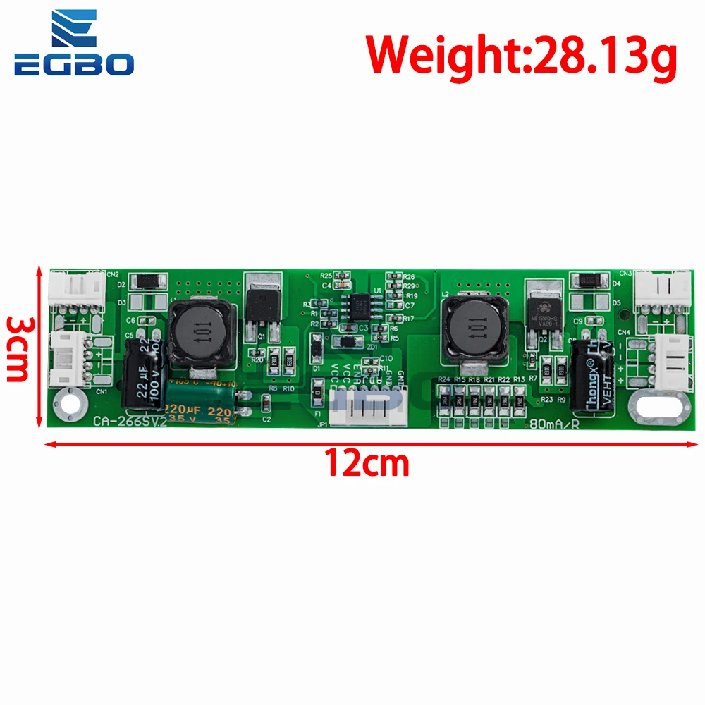 EGBO LED TV Backlight Board CA-266S 32-65 Inch LED Universal Inverter 80-480mA Constant Current Board