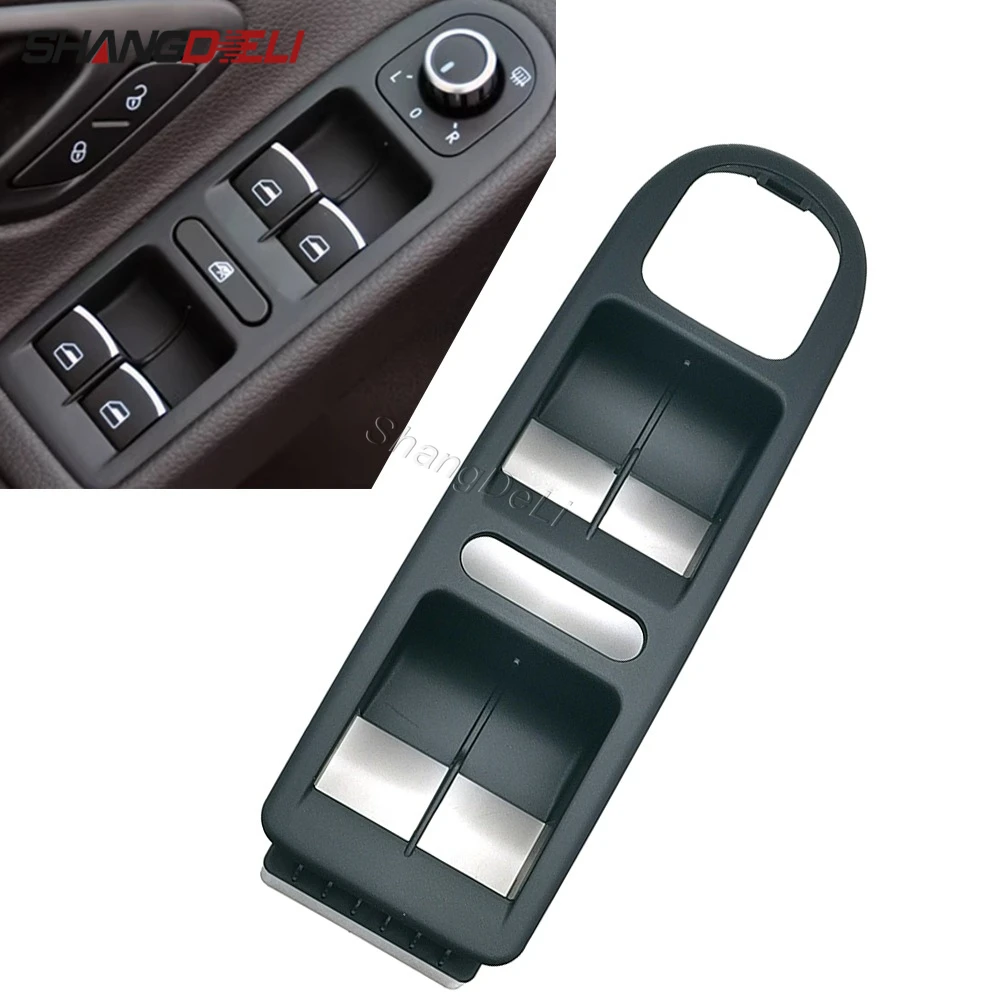 1 Stück Fensterheber-Schalterrahmen vorne links Fahrerseite passend für Golf 6 MK6 2006-2012 – Detail 1