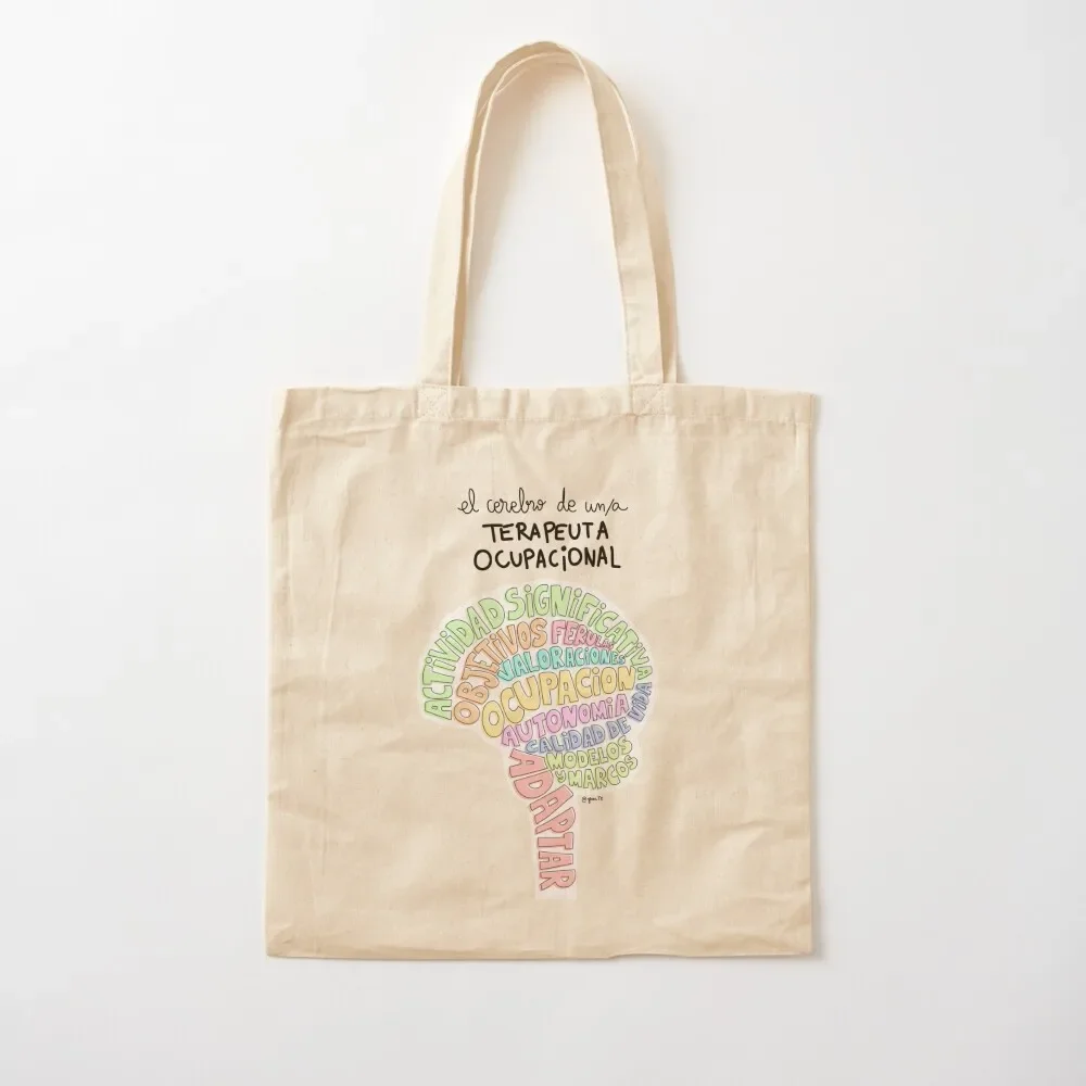 

Brain Occupational Therapist Tote Bag custom canvas bag supermarket folding bag