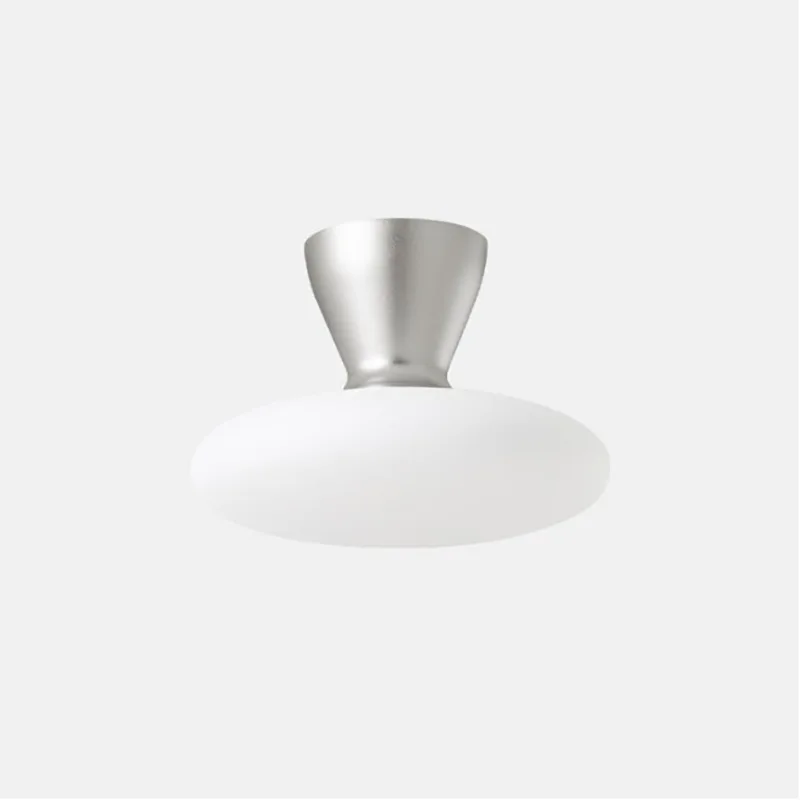 يحتوي مصباح سقف المدخل الشمالي الجديد على ضوء ممر شرفة الفطر القديم مع تصميم ضوء زجاجي بسيط