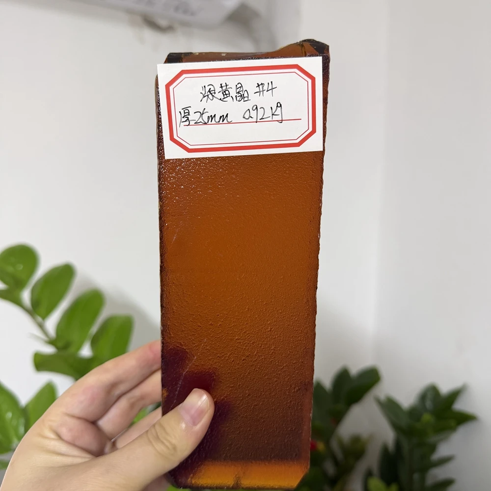 Wholesale Lab Created Dark Citrine Rough Stone Synthetic Golden Quartz Raw Gem Material For Gem Processing DIY Jewellery Making