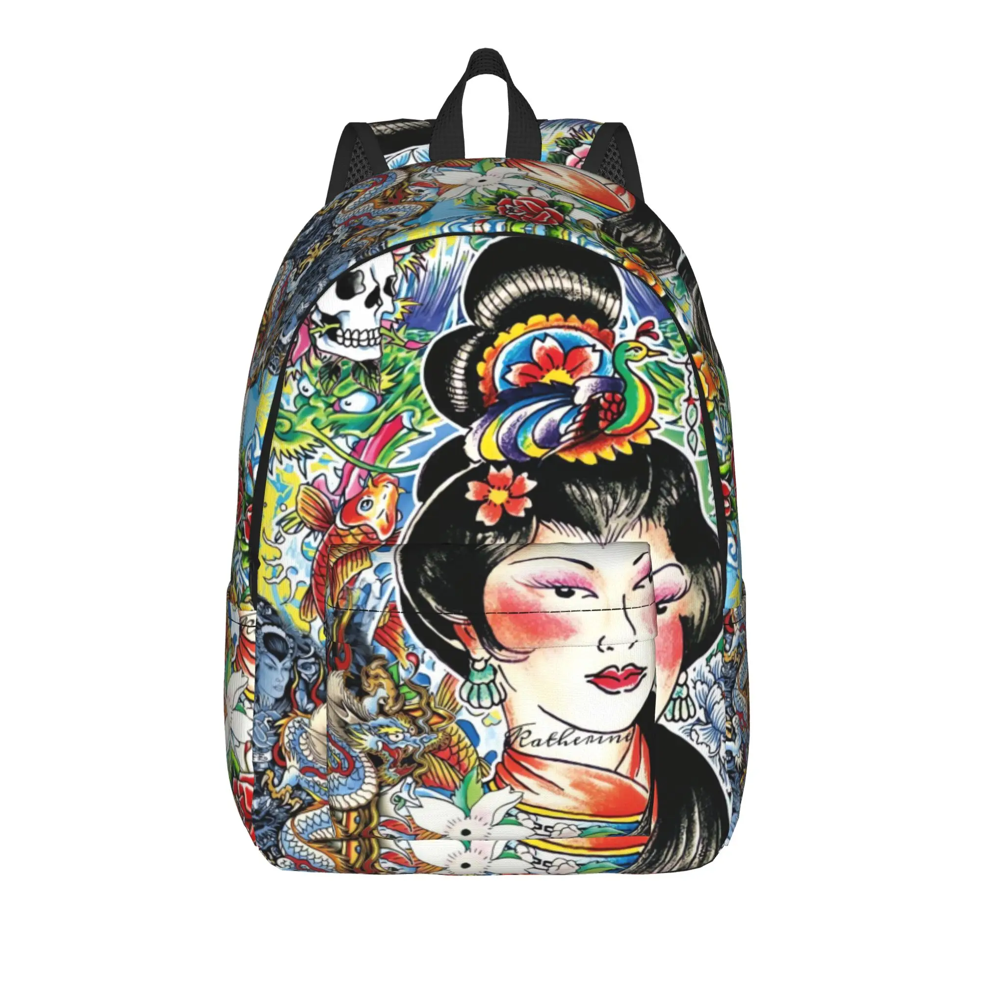 Backpack Ed Hardy Cycling Backpacks Teen Designer Durable High School Bags Style Rucksack