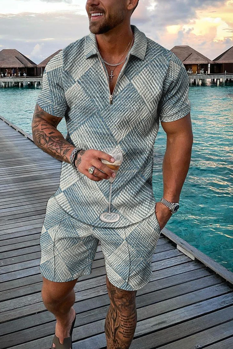 Vintage Men's Summer Casual Po - Men'S Fashion Color บทวิจารณ์และราคา