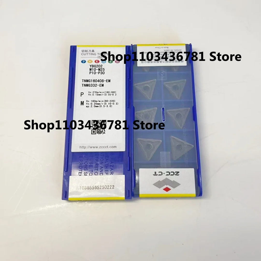 TNMG160404-EM YBG202 /TNMG160408-EM YBG202 /TNMG160412-EM YBG202 CNC turning blade carbide inserts Cutting tools 10Pcs