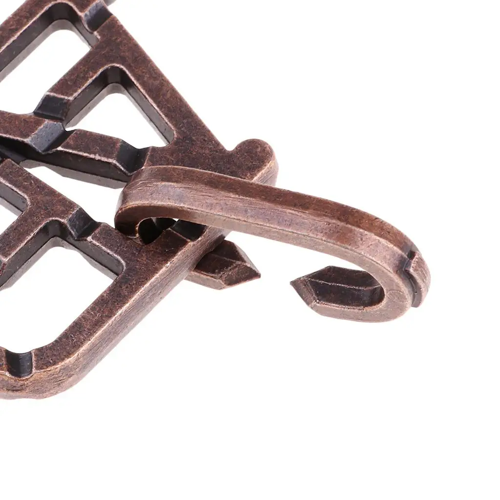 

Металлическая головоломка-кольцо: мини-головоломка для развития IQ, игрушка-головоломка для детей и взрослых, творческая развивающая игра-челлендж