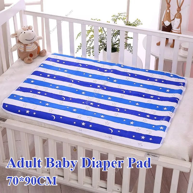 70*90CM Diaper Changing Mat for Baby Adult Elder Incontinence Bed Pad Washable Underpads Waterproofing Soft Menstruation Pad