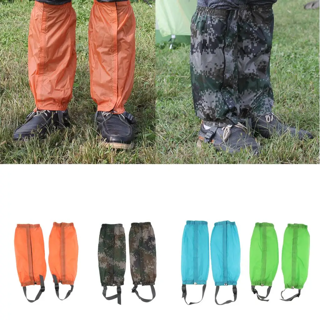 1 Pair Nylon Waterproof Sand Proof Anti-tear Hiking Walking Climbing Gaiters