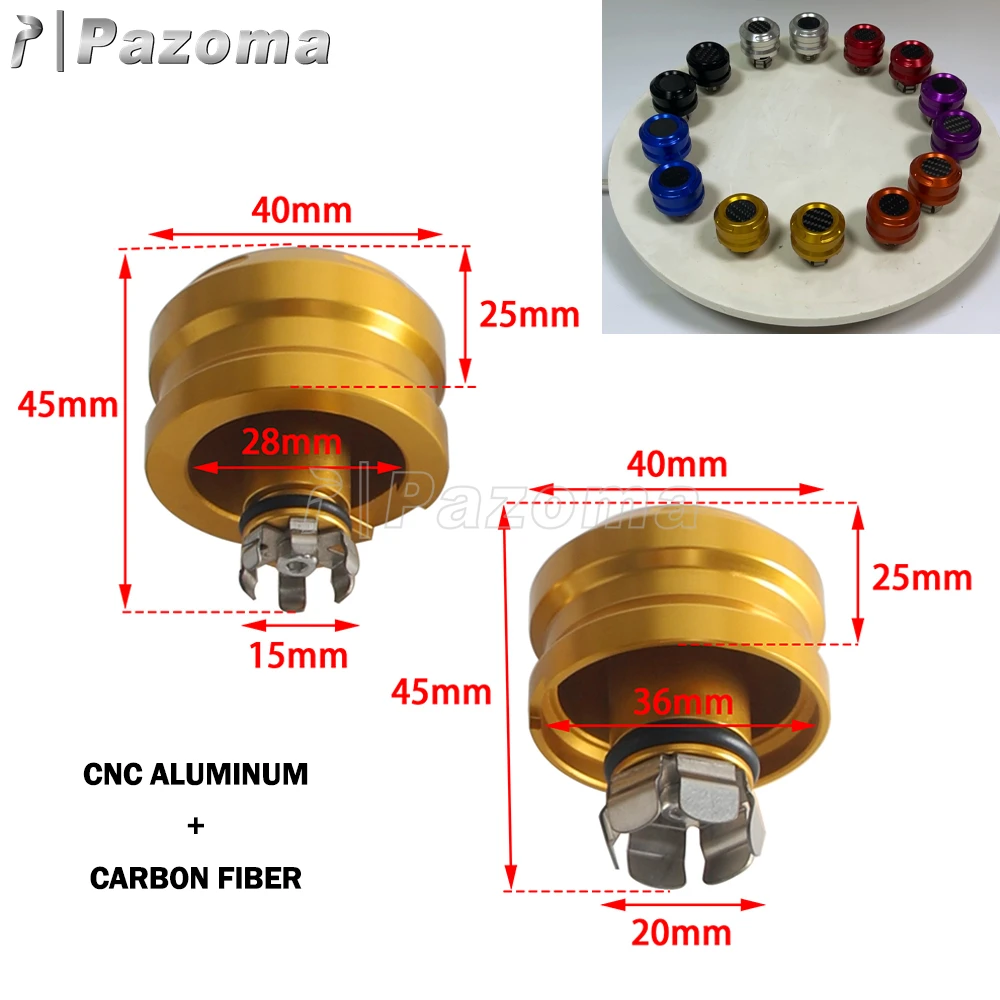 Pazoma Front Wheel Axle Nut Covers Front Axle Nut Cap Protector For Harley Touring 121ST/ 121CVO 2023-Up Road Glide 117 2024-26