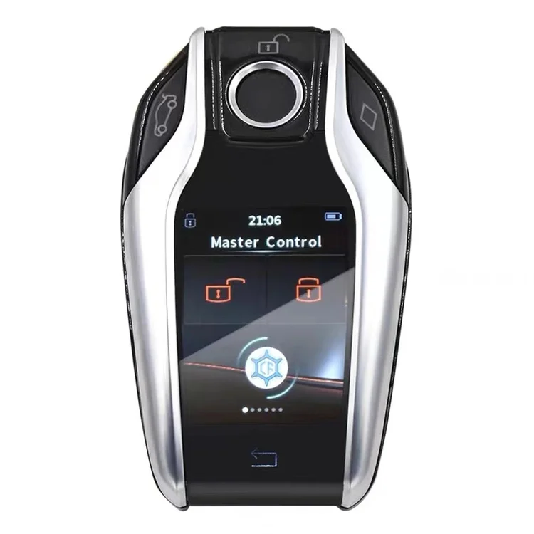 

New Style Best Price Smart Remote Key Control Screen Touch Sense Car LCD Smart Key For One Button Start Cars