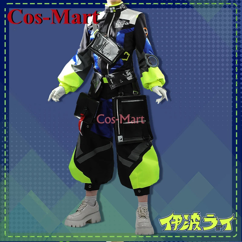 Cos-Mart Hot Anime VTuber Nijisanji Inami Rai Cosplay Costume Fashion Handsome Combat Uniform Halloween Party Role Play Clothing