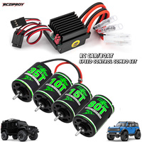 RC 540 Brushed Motor 20T-45T ESC 320A Speed ​​Control Combination Set Climb Drift Racing Waterproof for 1/10 RC Cralwer Car/Boat