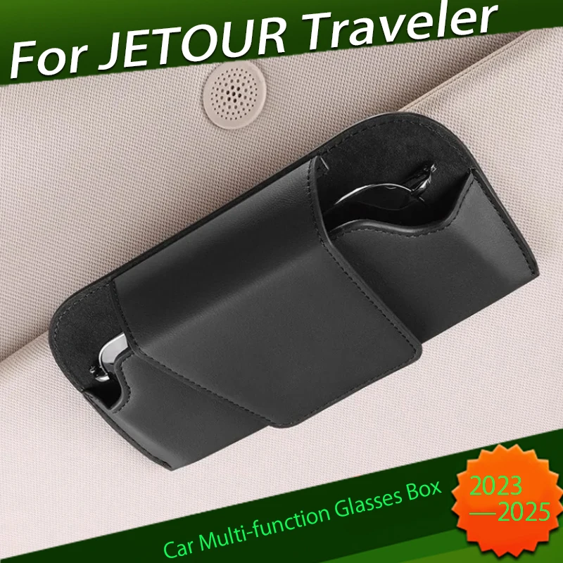 Car Multi-function Glasses Box Fit for CHERY JETOUR Traveler T2 2023-2025 Modified Car Interior Decoration Accessories