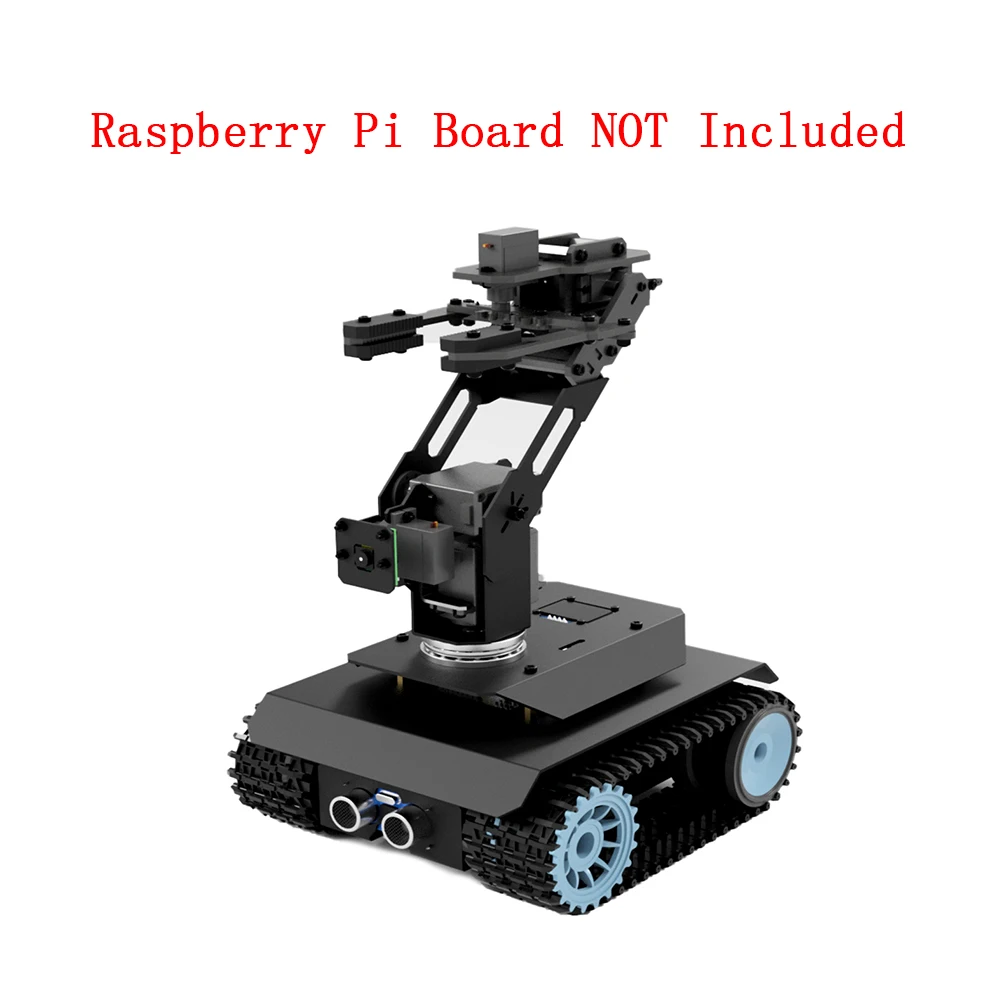 Adeept RaspTank Pro Smart Robot Car for Raspberry Pi , DIY Programmable Electronics Robotic Kit(Raspberry Pi Board NOT Included)