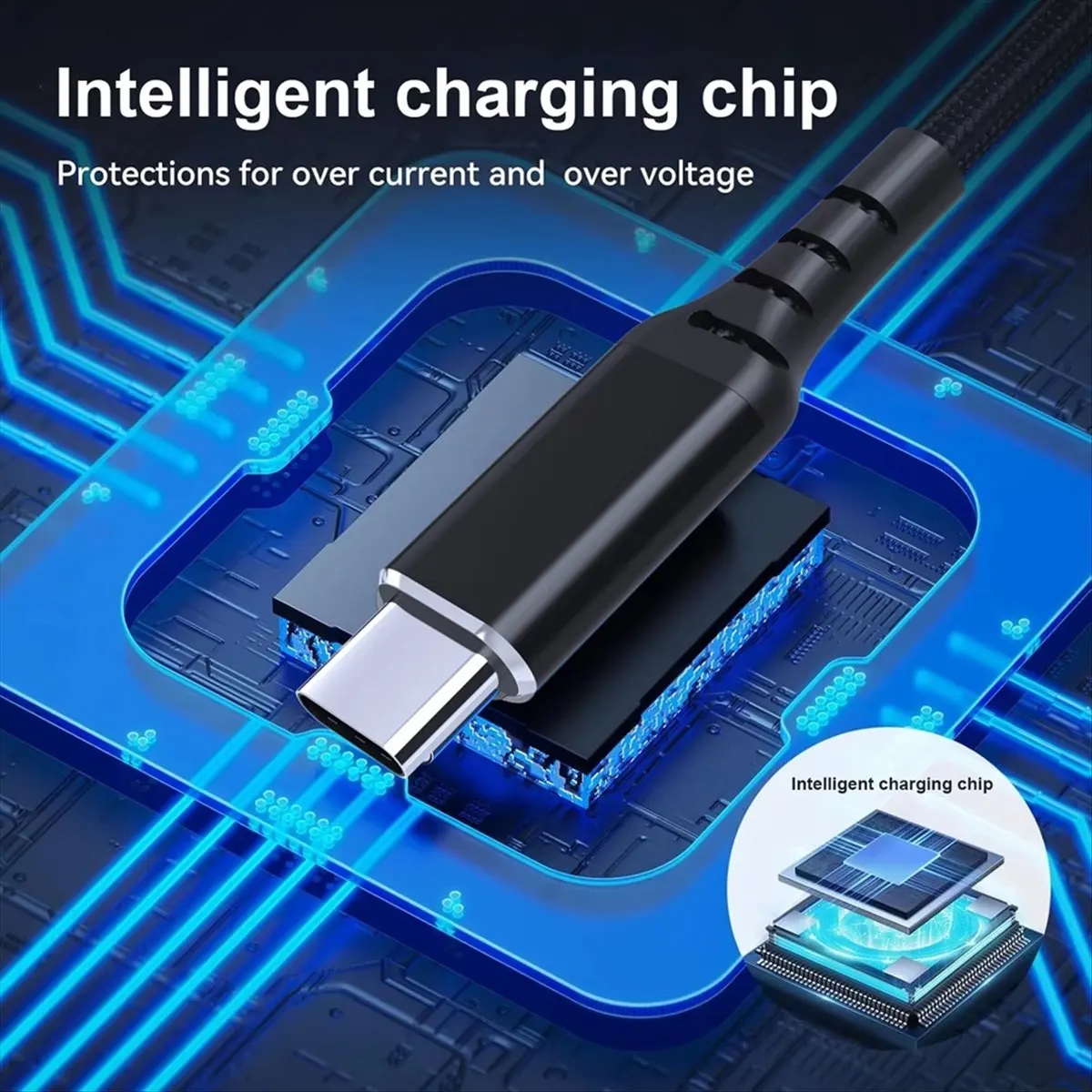 Punctual- 2 in 1 USB C to USB C Cable PD 100W Max Fast Charging Cable for IPhone Series MacBook Data Cable