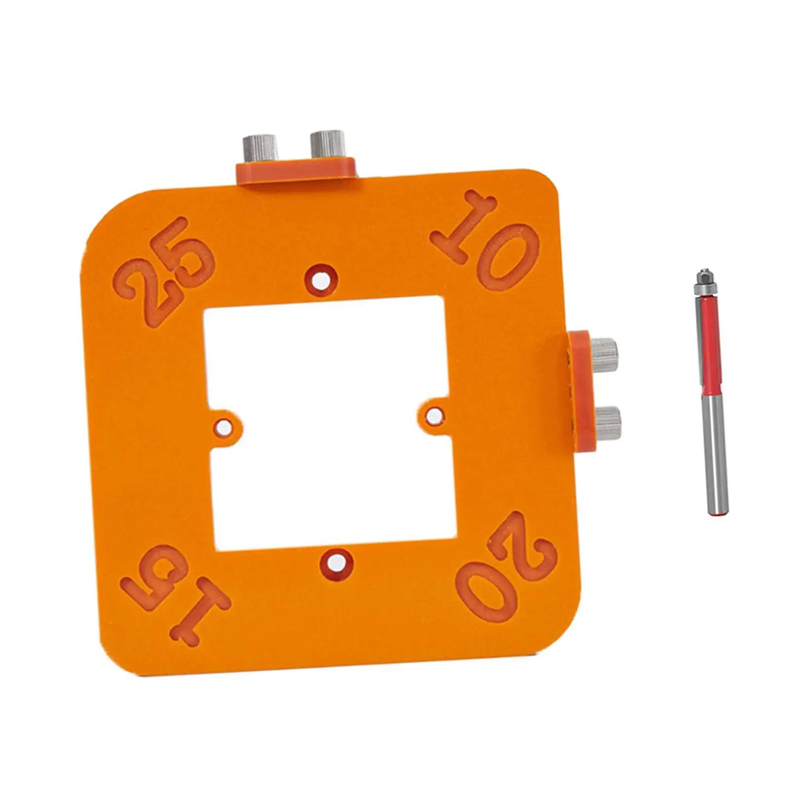 Woodworking Tool Radius Corner Jig with Trimming Knife Lightweight 4 Sizes 8mm Thick