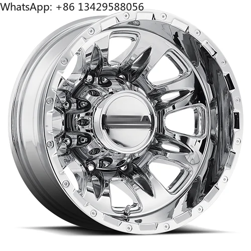 

JZ Custom Popular HOT Sales 20-30inches OEM 4x4 22 24 26 28 30 Inch Polished/Black Forged Dual Wheels Rims Dualloy
