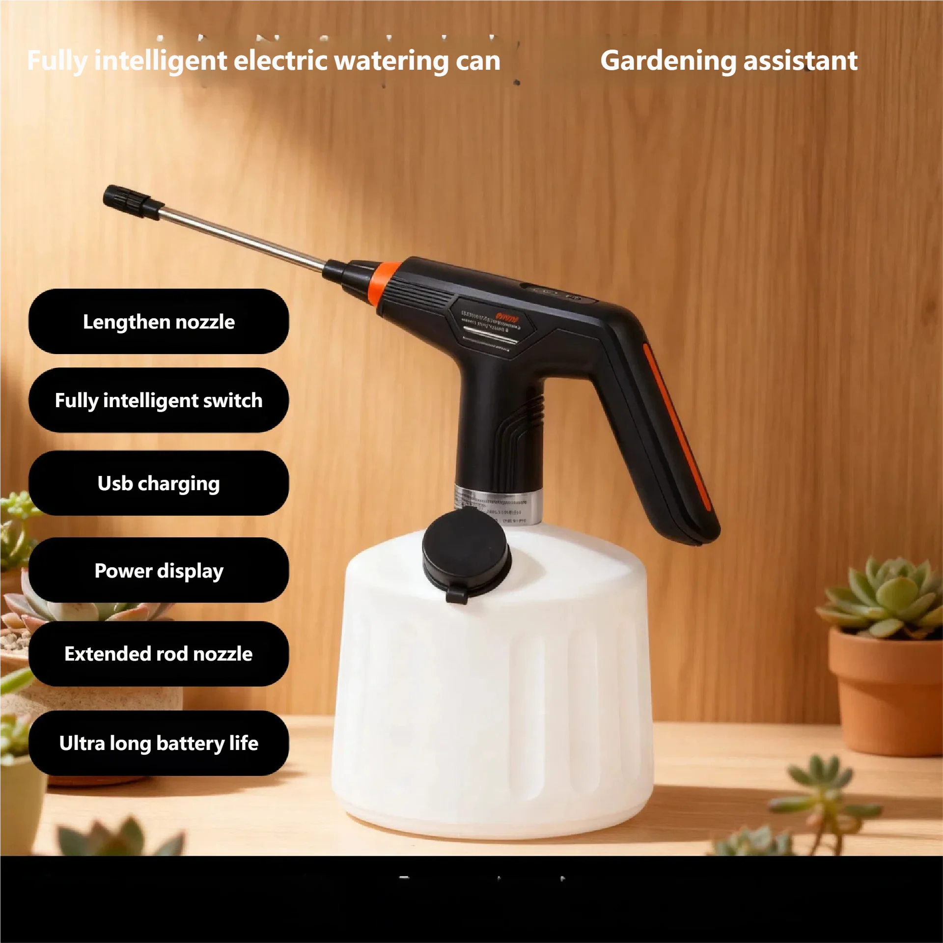 Electric Spray Bottle for Flower Irrigation, Household Disinfection Plastic Watering Can, Automatic Watering Can, Spray Bottle,