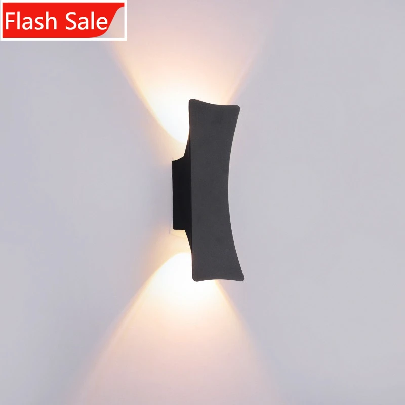 モダンなledウォールランプ、6wアルミニウム防水屋外ライト、庭、テラス、玄関、屋内寝室、廊下照明用
