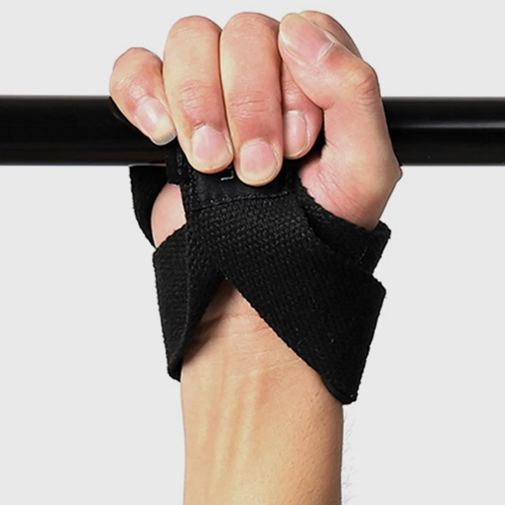

2pcs Fitness Wrist Support Strap Wear-Resistant Portable Lifting Accessory For Weightlifting Deadlift Workout Gym Training