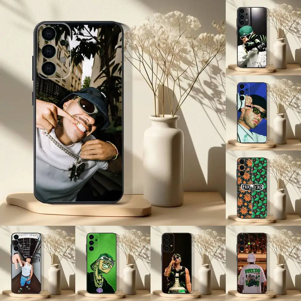 

Singer F-Feid Ferxxo SIXDO Phone Case For Samsung S 25,24,23,22,30,21,10,9,Ultra,Plus,Lite,FE,4,5G D-Dragon QuestBlack Soft Case