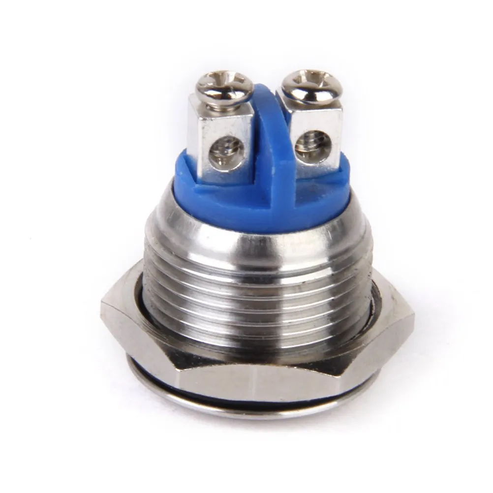 16Mm Stainless Steel Momentary Waterproof Push Button Horn Switch for Doorbell Car Boat Ignition Metal Momentary Push Button view 6
