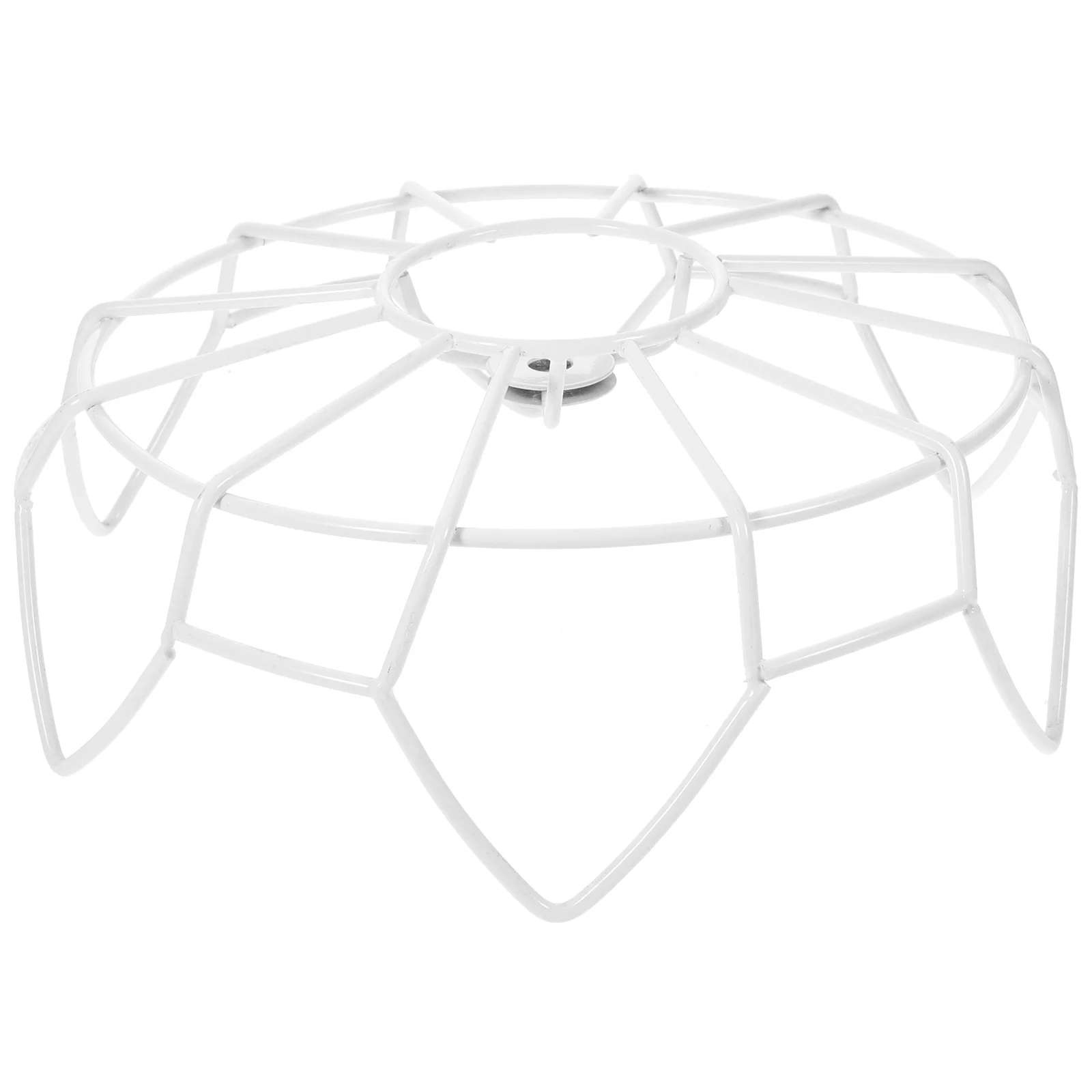 Lampshade Frames Metal Rack 14 5cm Diameter Double Layer Bell Light Accessories Lampshade Holders Table