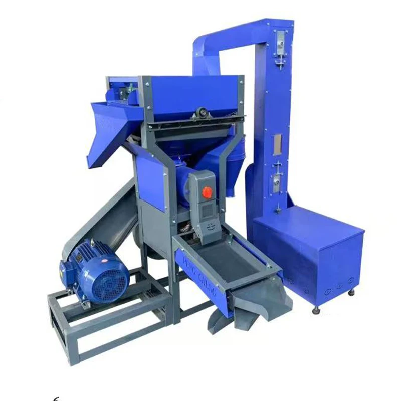 Factory Direct Sales Industrial 1000kg/H Rice Mill Automatic Hulling Machine with Vibrating Screen & Big Capacity