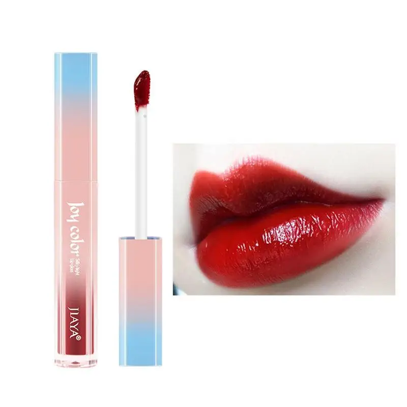 Iced Tea Mirror Lip Glaze Mirror Lip Lipstick Long Wear Nonstick Cup Natural Lipstick Plumper Mirror Water Lip Gloss Lipstick