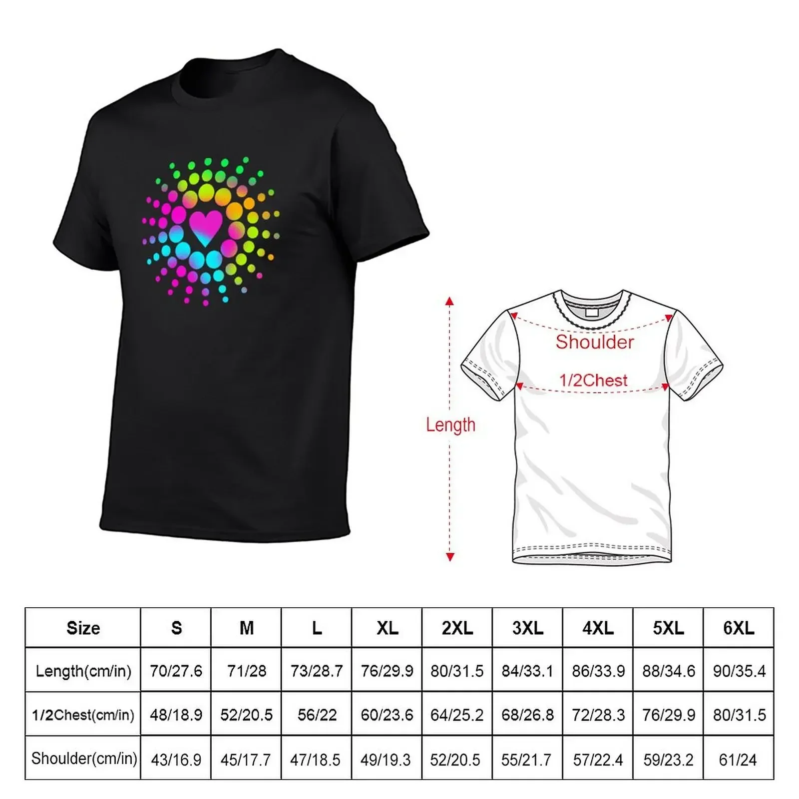 Colorful Loveparade logo T-Shirt anime t shirts blue archive korean fashion mens t shirts pack