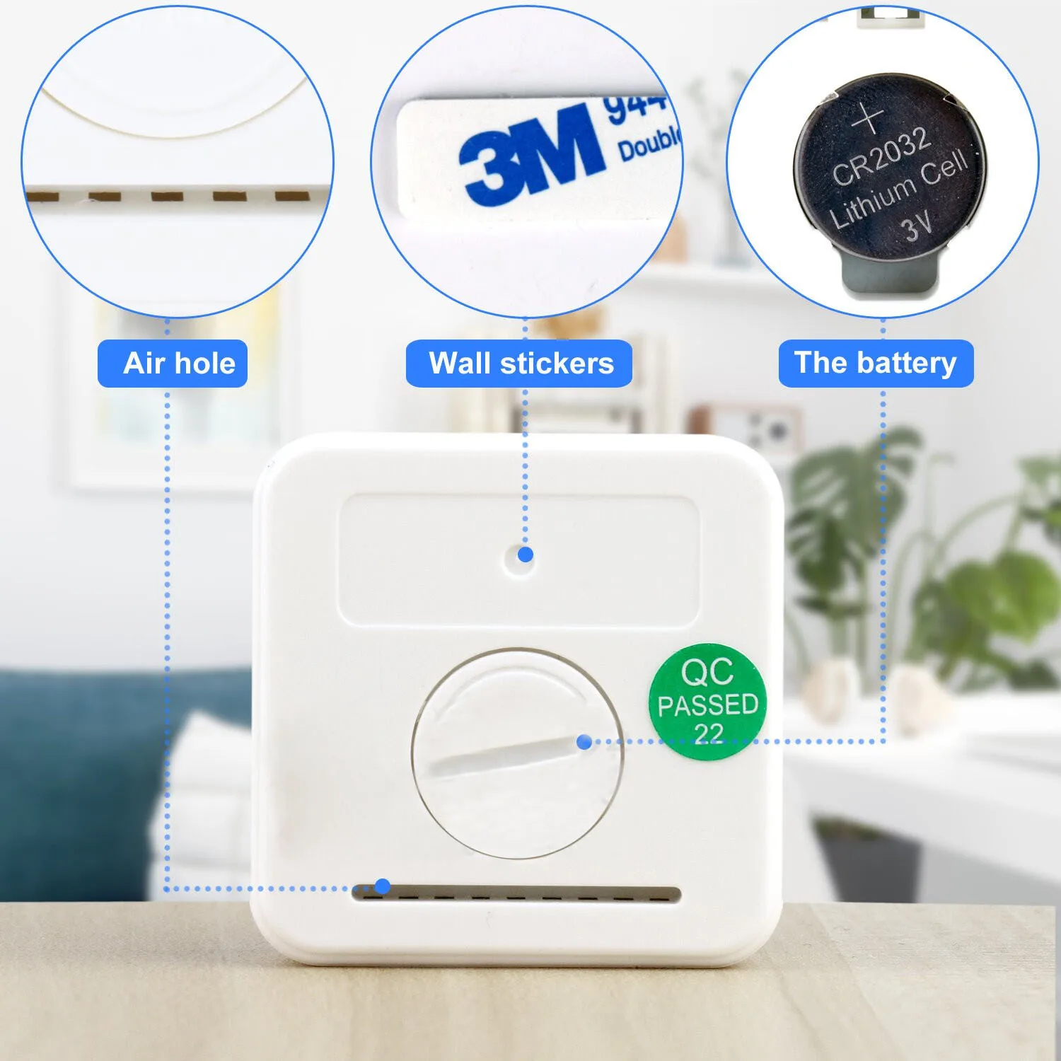 Mini Innenthermometer LCD Digital Temperatur Raumhygrometer Messgerät Sensor Luftfeuchtigkeitsmesser Innenthermometer Temperatur