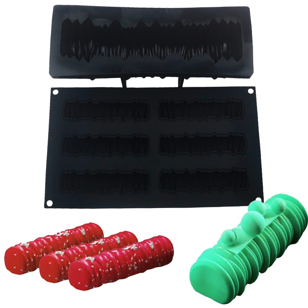Single or 6-Connected Redwood Mousse Cake Molds Silicone Molds Chocolate Molds Baking Molds