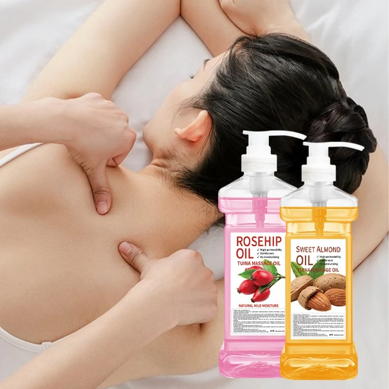 

500ml Massage Oil Emollient Oil Plant Wormwood Essential Oil Scraping Massage Moisturizing Fragrance Lasting Skin Care