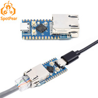 Waveshare RP2040-ETH Raspberry Pi Pico RP2040-ETH Mini Development Board RP2040 Ethernet Port Module RP2040 Dual Core Processor