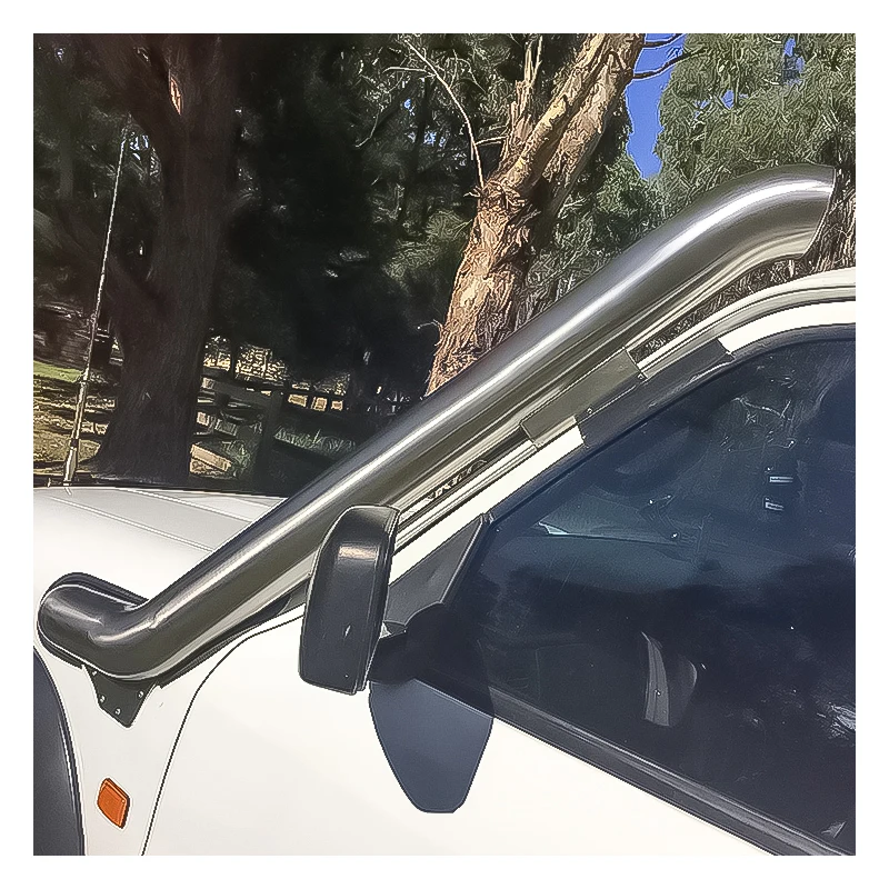 Universal Offroad Snorkel 4X4 Stainless Steel Snorkel for Toyota Hilux N80 Revo Steel 4x4 Pickup Snorkel Frontal