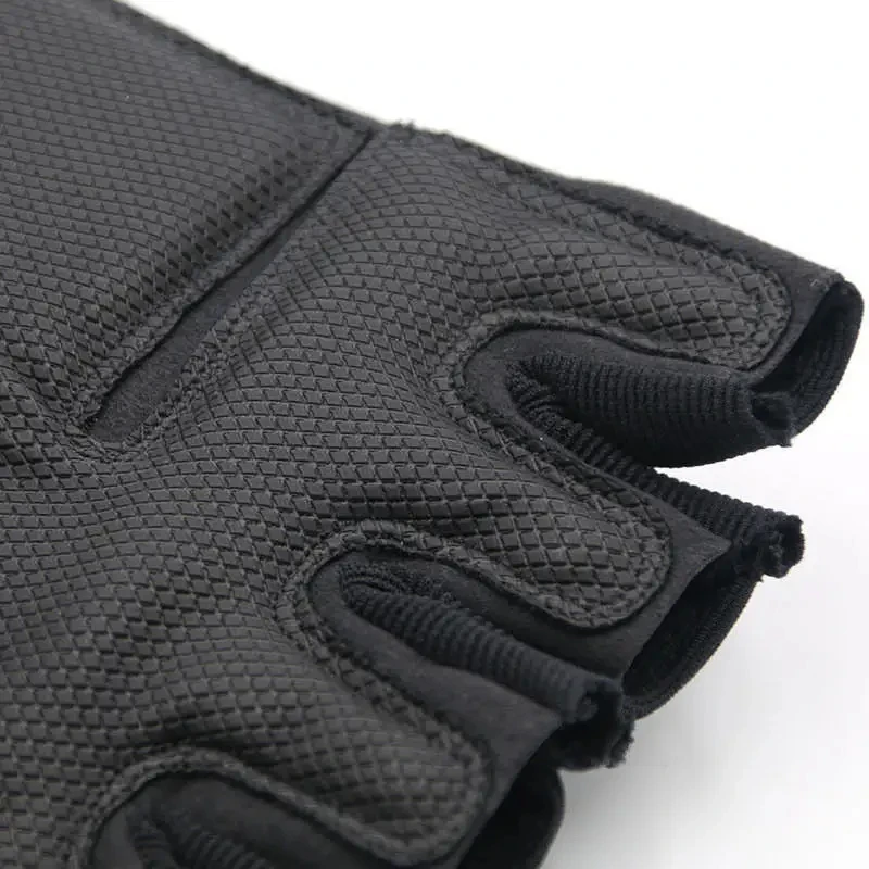 Tactical Hard Knuckle Half finger Gloves Men Fingerless Protector Outdoor Sports Hunting Biker Motocross Riding Cycling Gloves