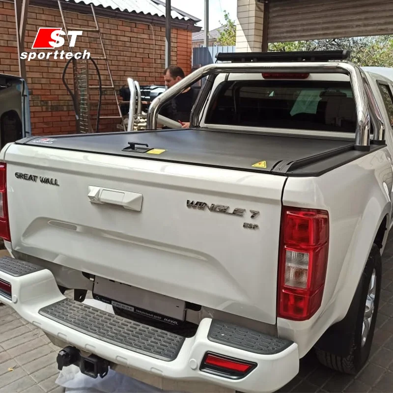 

Factory Directly Sale Pickup Retractable hard Tonneau cover Roller shutter for Great Wall Wingle 7 2021