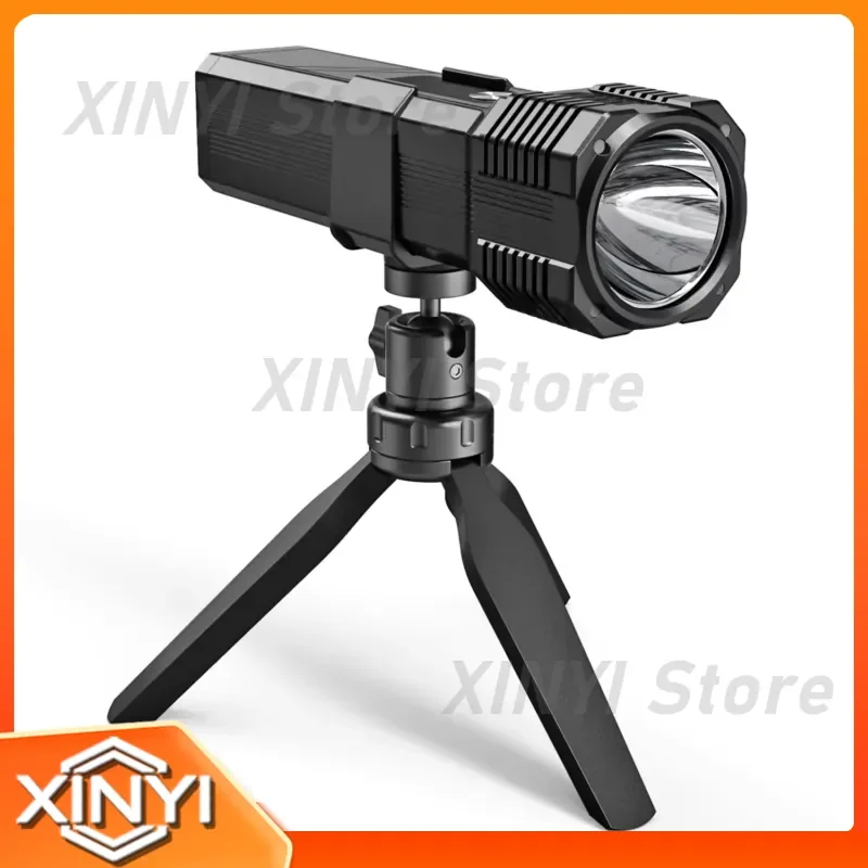 Fishing Spotlight for Anglers Portable High Intensity LED Spotlight with Stand Outdoor Camping Fishing Light Waterproof