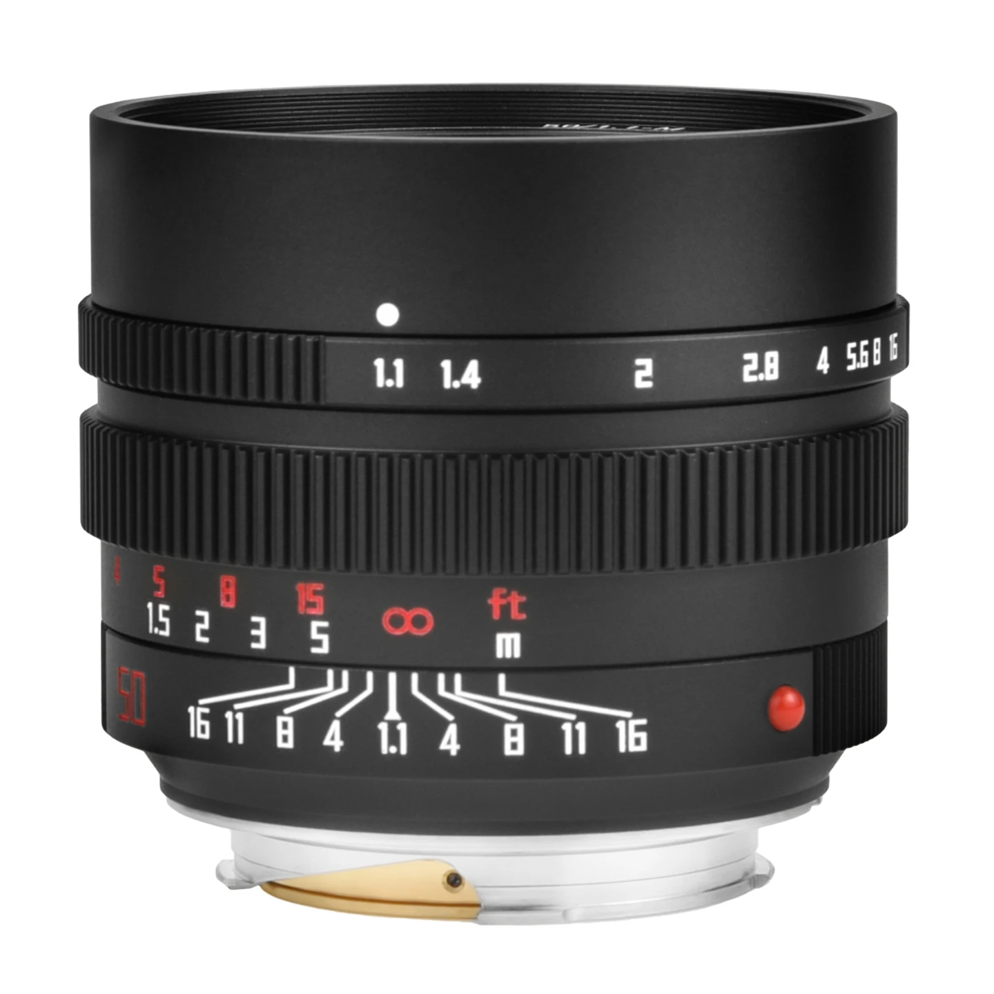 

VLOGMAGIC 50mm F/1.1 Large Aperture Manual Focus Fixed Leica M / L Mount Lens Macular Focus