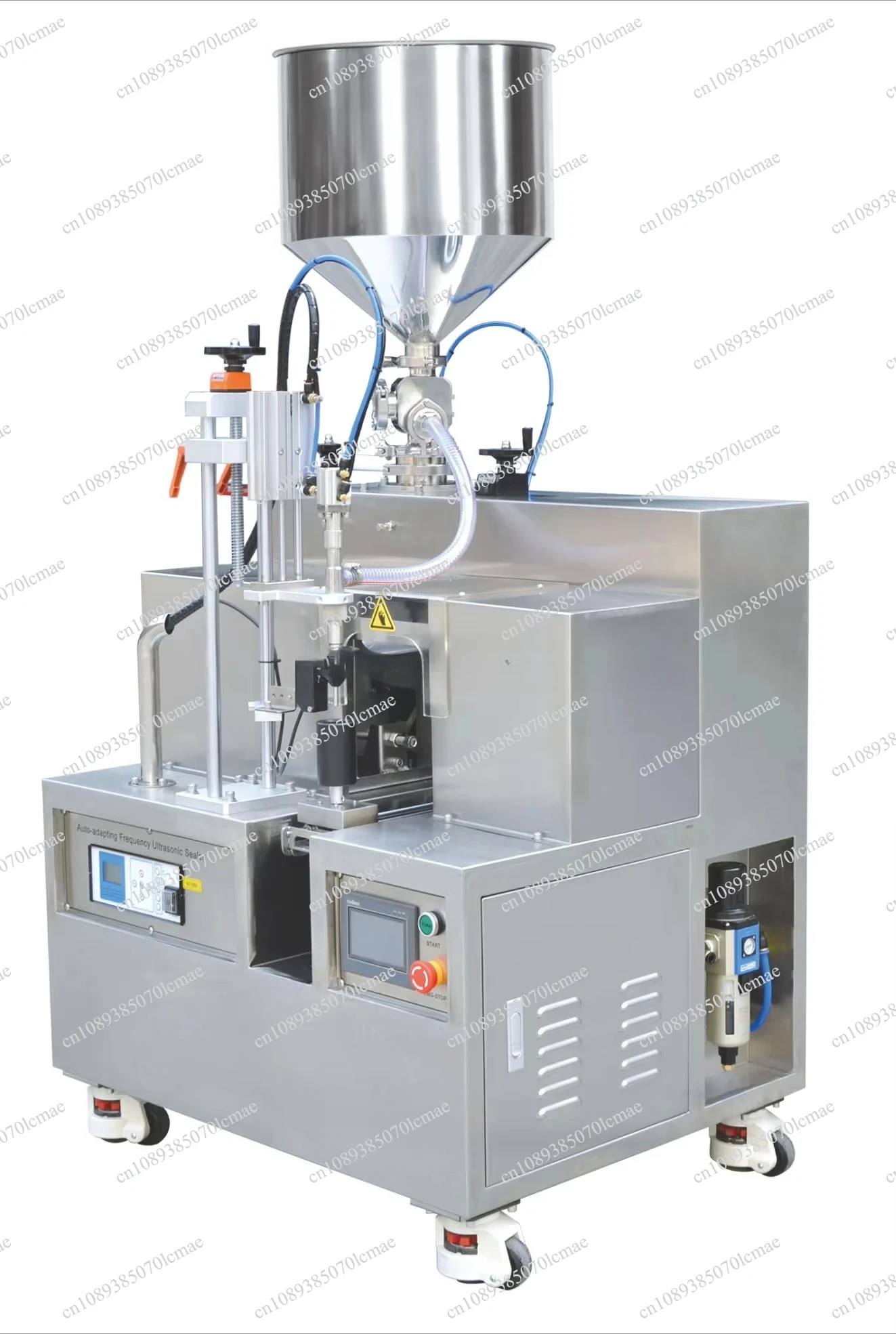 New  Stainless Steel Semi-Automatic Multi-Function Filling Packaging Machine for Cosmetic and Food Manufacturing Plant