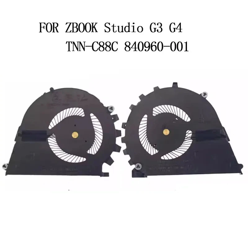 Laptop CPU GPU Cooling Fan For HP ZBook Studio G3 G4 Notebook Fans Cooler Radiator NS75C07-15C04 NS75C08-15C05 922945 840960-001