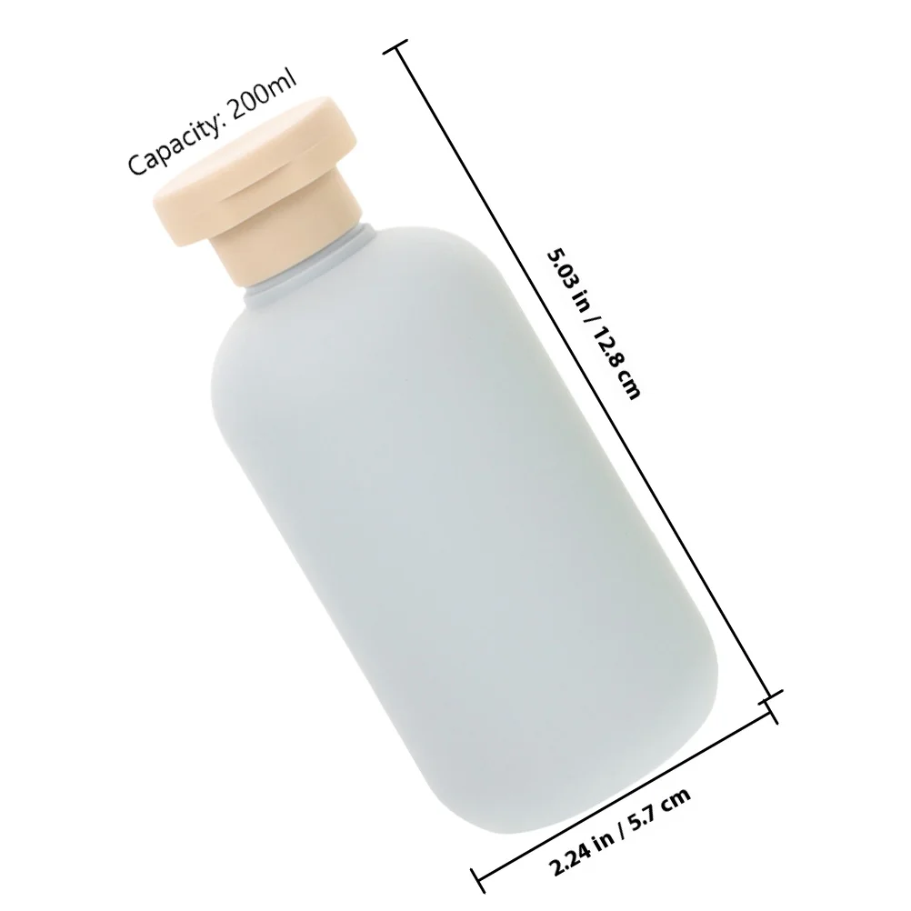 4 قطعة 200 مللي إعادة الملء السفر زجاجات أدوات الزينة مجموعة المحمولة ضغط موزع للشامبو مكيف غسول الصابون السائل فارغة Pe