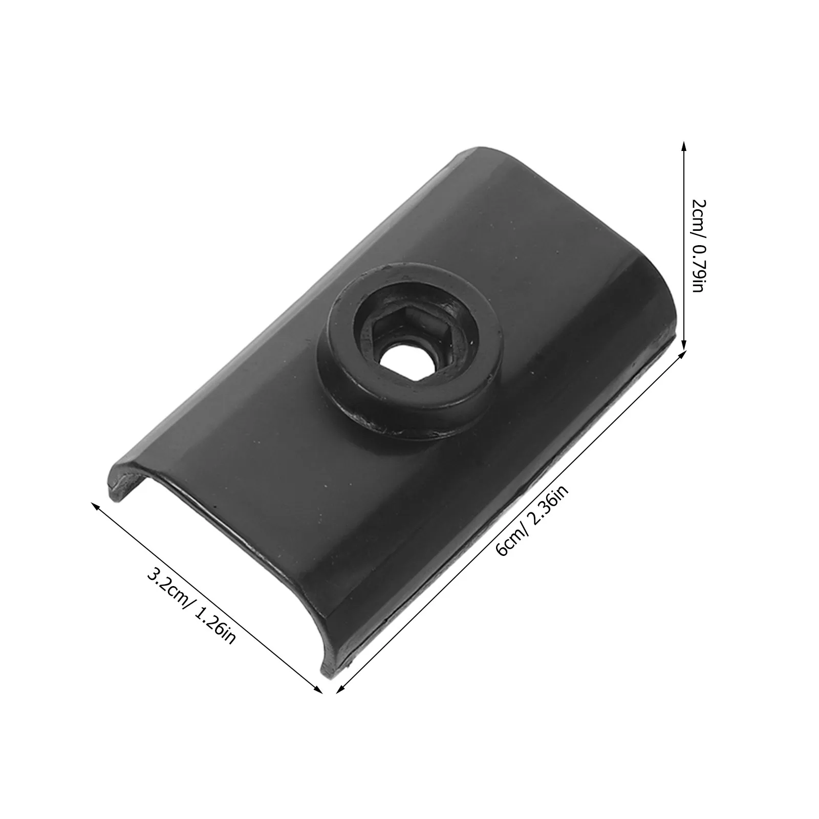 10 Pcs Sunshade and Awning Reinforcement Sheet Outdoor Canopy Pole Clips Tent Rod Retainer Garden Cloth Fastener Parts
