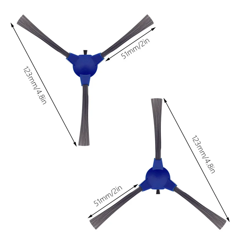 A005-30Pcs For Anker Eufy Robovac 11S 30 30C 15C 12 25C 35C Robot Vacuum Cleaner Edge Brush Replacement Accessories