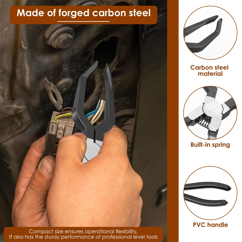 Multi-functional Electrical Connector Plier High Carbon Steel Repair Electricians Tools Car Fuel Line Disconnect Plier