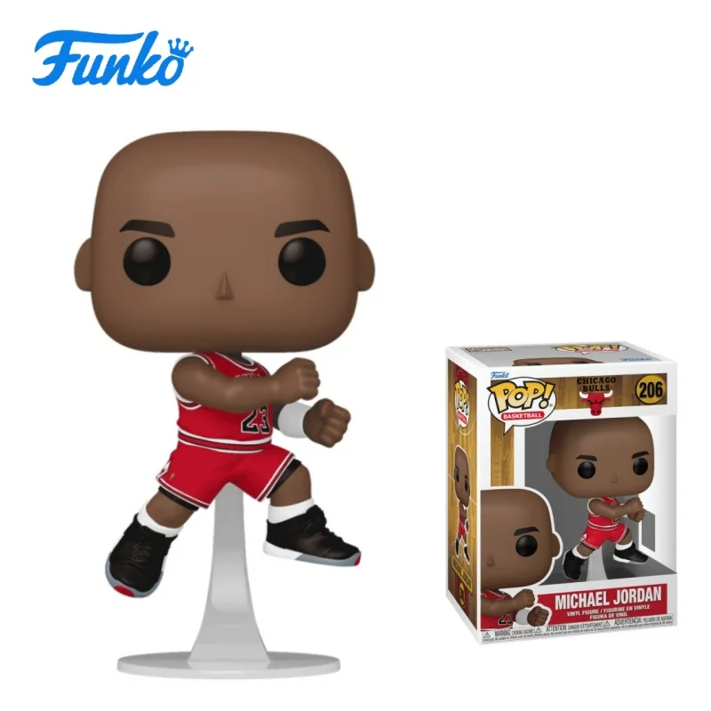 Funko Pop NBA: Chicago Bulls - Michael Jordan (Estilo “The Shot” de 1989) - Regalo de Año Nuevo - Excelente regalo para familiares y amigos en Navidad, Año Nuevo y cumpleaños, Decoración de cultura pop, Regalo de cumpleaños, Coleccionables de cómics, Mercancía oficialmente licenciada, Coleccionables premium, Recuerdos de cómics, Regalo para geeks, Coleccionables